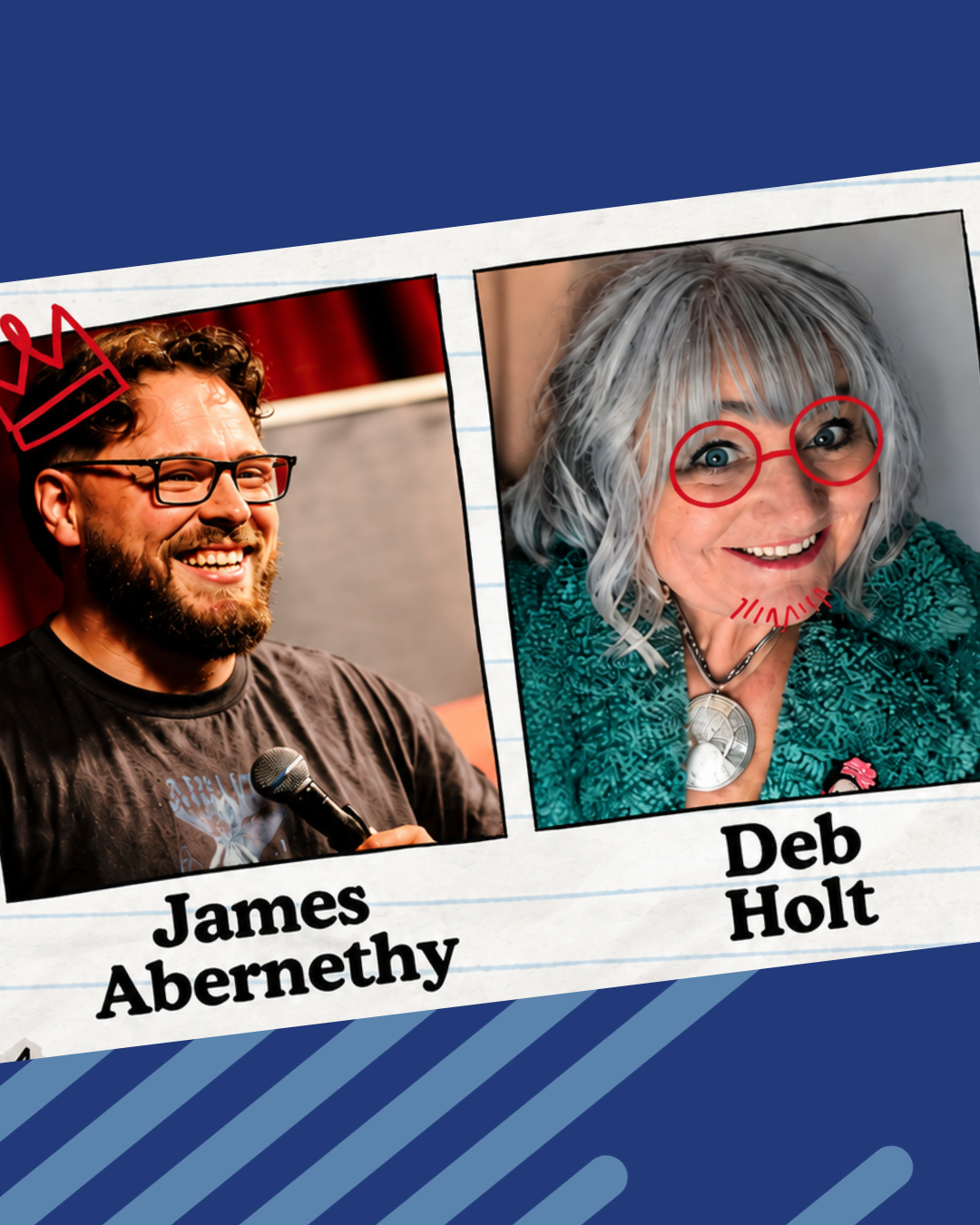 James Abernethy and Debs Holt headshot